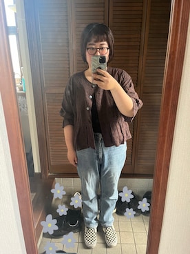「アイテム（スリッポン）」を使った、MAGOさん（レディース・156cm・30代）の秋コーディネート