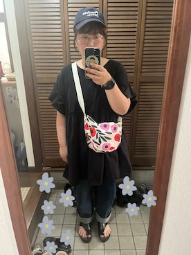「アイテム（帽子）」を使った、MAGOさん（レディース・156cm・30代）の夏コーディネート