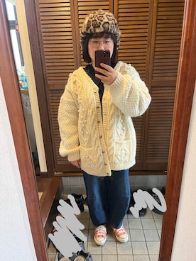 「アイテム（帽子）」を使った、MAGOさん（レディース・156cm）の秋コーディネート