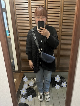 「春カラー」｜「アイテム（スリッポン）」を使った、MAGOさん（レディース・156cm）の春コーディネート