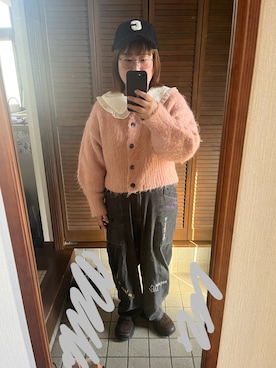 「KBF（ケイビーエフ）のアイテム」を使った、MAGOさん（レディース・156cm）の冬コーディネート