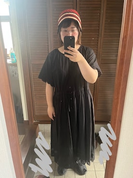 「アイテム（ハット）」を使った、MAGOさん（レディース・156cm）の秋コーディネート