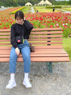「Nike air huarache」｜みさん（レディース・162cm）の夏コーディネート