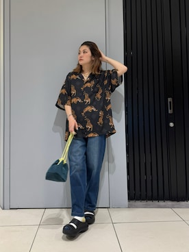 「BEAVER（ビーバー）のアイテム」を使った、リナリナ～さん（レディース・158cm）の春コーディネート