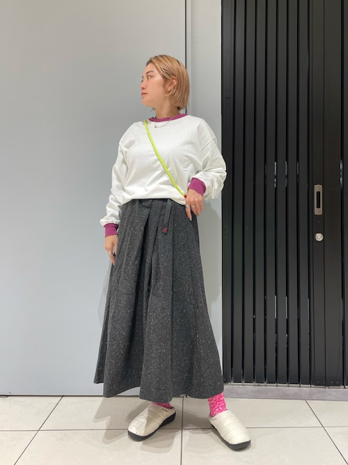 SOGLIA/ソリア　OPEN END LONG SLEEVE T SOLID  ロンＴ