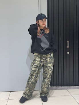 「アイテム（サンダル）」を使った、リナリナ～さん（レディース・158cm）の秋コーディネート