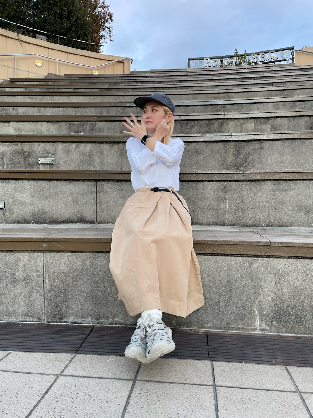 リナリナ～(BEAVER なんばパークス店)｜HOKAのサンダルを使った