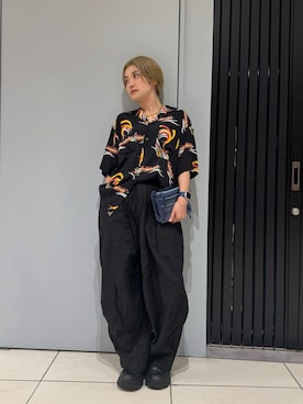 「Schott（ショット）のアイテム」を使った、リナリナ～さん（レディース・158cm）の夏コーディネート
