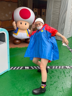 「ユニバ」｜「アイテム（その他）」を使った、リナリナ～さん（レディース・158cm）の夏コーディネート