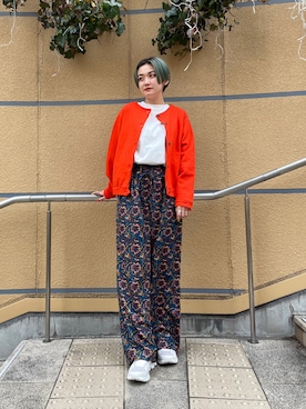 「BEAVER（ビーバー）のアイテム」を使った、リナリナ～さん（レディース・158cm）の冬コーディネート