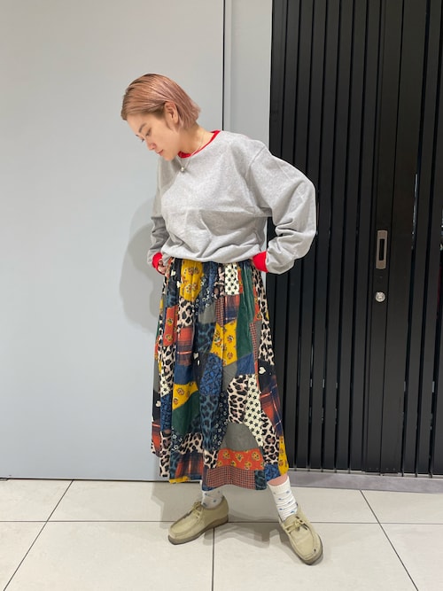 SOGLIA/ソリア　OPEN END LONG SLEEVE T SOLID  ロンＴ