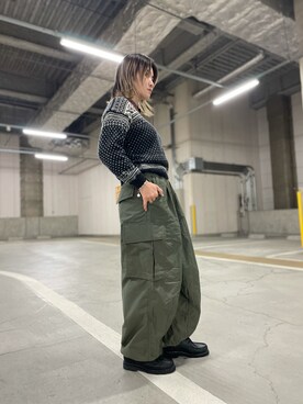 「パラブーツ」｜「アイテム（その他シューズ）」を使った、リナリナ～さん（レディース・158cm）の冬コーディネート
