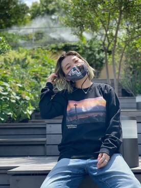 「MANASTASH」｜「アイテム（その他）」を使った、リナリナ～さん（レディース・158cm）の秋コーディネート