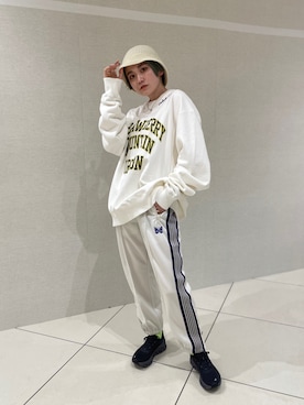 「HIGHLAND 2000（ハイランドトゥーサウザンド）のアイテム」を使った、リナリナ～さん（レディース・158cm）の冬コーディネート