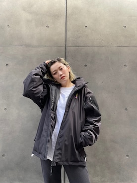 「ABU GARCIA（アブ・ガルシア）のアイテム（ダウンジャケット/コート）」を使った、リナリナ～さん（レディース・158cm）の夏コーディネート