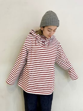 「HIGHLAND 2000（ハイランドトゥーサウザンド）のアイテム」を使った、リナリナ～さん（レディース・158cm）の冬コーディネート