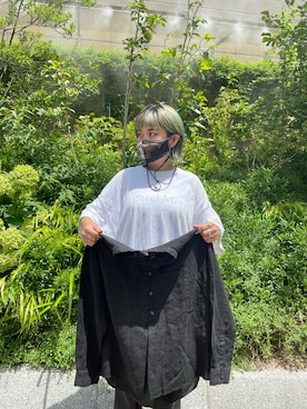 「niche.（ニッチ）のアイテム」を使った、リナリナ～さん（レディース・158cm）の夏コーディネート