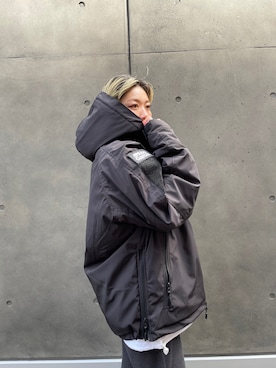 「ABU GARCIA（アブ・ガルシア）のアイテム（ダウンジャケット/コート）」を使った、リナリナ～さん（レディース・158cm）の夏コーディネート