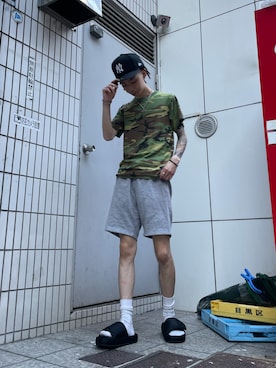 キャップを使った 夏コーデ のメンズ人気ファッションコーディネート 髪型 ドレッド Wear