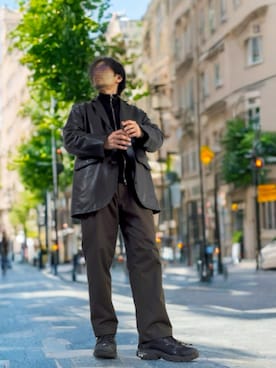 「MM6 Maison Margiela（ｴﾑｴﾑｼｯｸｽ ﾒｿﾞﾝ ﾏﾙｼﾞｪﾗ）のアイテム（シューズ）」を使った、ひげ🧔‍♂️さん（メンズ・176cm）の冬コーディネート