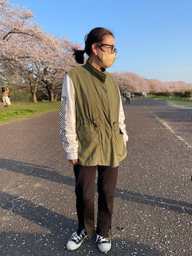 「CHARI&CO（チャリアンドコー）のアイテム」を使った、nozothさん（レディース・153cm）の春コーディネート