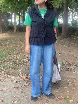 「w closet（ダブルクローゼット）のアイテム」を使った、nozothさん（レディース・153cm）の秋コーディネート