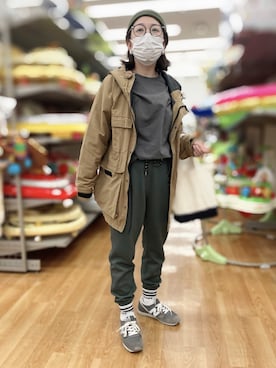 「THE BAREFOOT（ベアフット）のアイテム」を使った、nozothさん（レディース・153cm）の春コーディネート