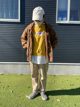 「Ifuru（イフル）のアイテム（ジャケット/アウター）」を使った、nozothさん（レディース・153cm）の冬コーディネート