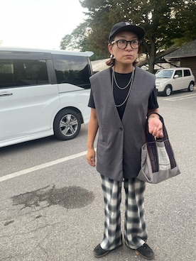 「SLOBE citron.（スローブシトロン）のアイテム」を使った、nozothさん（レディース・153cm）の秋コーディネート