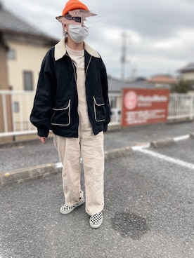 「cepo（セポ）のアイテム（オールインワン・サロペット）」を使った、nozothさん（レディース・153cm）の冬コーディネート