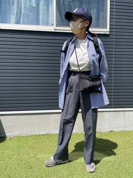 「CLEA（クレア）のアイテム（帽子）」を使った、nozothさん（レディース・153cm）の春コーディネート