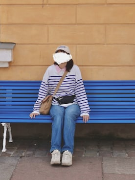 「FILA（フィラ）のアイテム」を使った、みみこさん（レディース・168cm）の夏コーディネート
