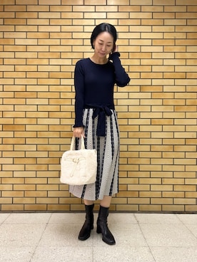 ITS'DEMOスタッフさん(レディース・164cm)の冬コーディネート