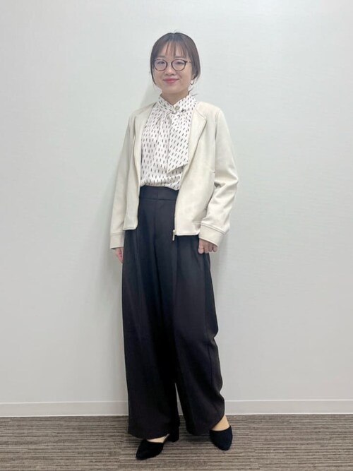 セール】【通勤／M・Lサイズ展開】カットフェイクスエードジャケット