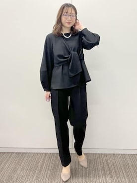 ITS'DEMOスタッフさん(レディース・152cm)の冬コーディネート
