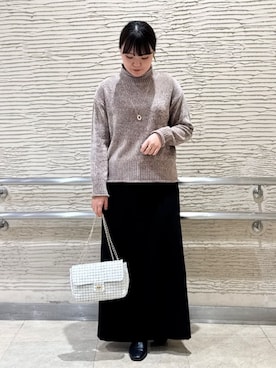 ITS'DEMOスタッフさん(レディース・165cm)の冬コーディネート