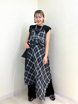 「アイテム（キャミソール）」を使った、mumiさん（レディース・157cm・40代）の夏コーディネート