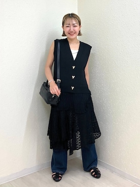 「LOWRYS FARM（ローリーズファーム）のアイテム」を使った、mumiさん（レディース・157cm・40代）の夏コーディネート