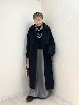 「アイテム（ピアス（両耳用））」を使った、mumiさん（レディース・157cm・40代）の冬コーディネート