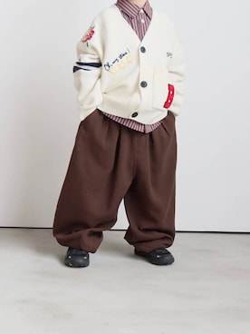 「アイテム（シャツ/ブラウス）」を使った、mumiさん（キッズ・110cm）の秋コーディネート