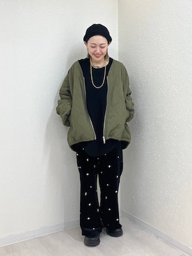 「アイテム（アクセサリー）」を使った、mumiさん（レディース・157cm・40代）の冬コーディネート