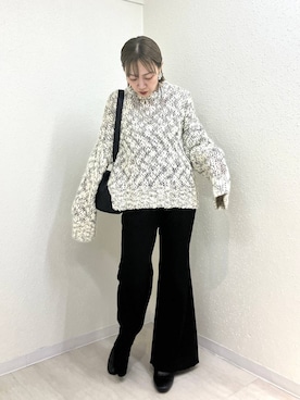 「アイテム（ショルダーバッグ）」を使った、mumiさん（レディース・157cm・40代）の秋コーディネート