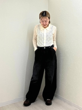 「アイテム（デニムパンツ）」を使った、mumiさん（レディース・157cm・40代）の夏コーディネート