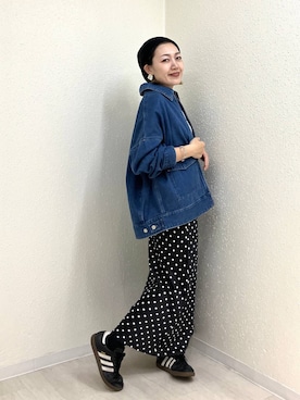 「アイテム（ジャケット/アウター）」を使った、mumiさん（レディース・157cm・40代）の秋コーディネート