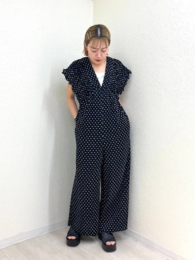 「アイテム（ネックレス）」を使った、mumiさん（レディース・157cm・40代）の夏コーディネート