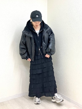 「アイテム（チョーカー）」を使った、mumiさん（レディース・157cm・40代）の秋コーディネート