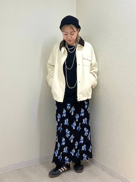 「アイテム（スカート）」を使った、mumiさん（レディース・157cm・40代）の秋コーディネート