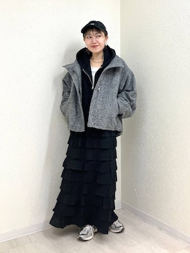 「アイテム（チョーカー）」を使った、mumiさん（レディース・157cm・40代）の秋コーディネート