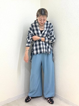 「LOWRYS FARM（ローリーズファーム）のアイテム」を使った、mumiさん（レディース・157cm・40代）の夏コーディネート