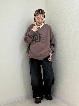 「アイテム（スウェット）」を使った、mumiさん（レディース・157cm・40代）の夏コーディネート